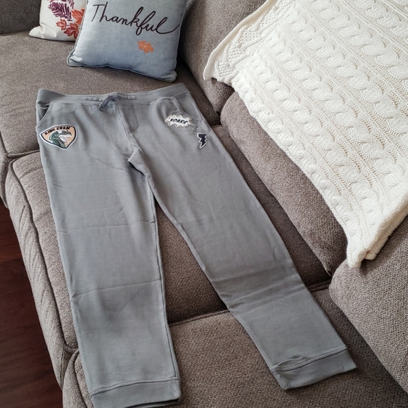 Dot Dot Smile Bottoms Dotdotsmile Jogger Sweatpants Gray Dino